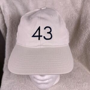 George W Bush President 43 Womens Hat Cap White Fits Small Adjustable USA Made